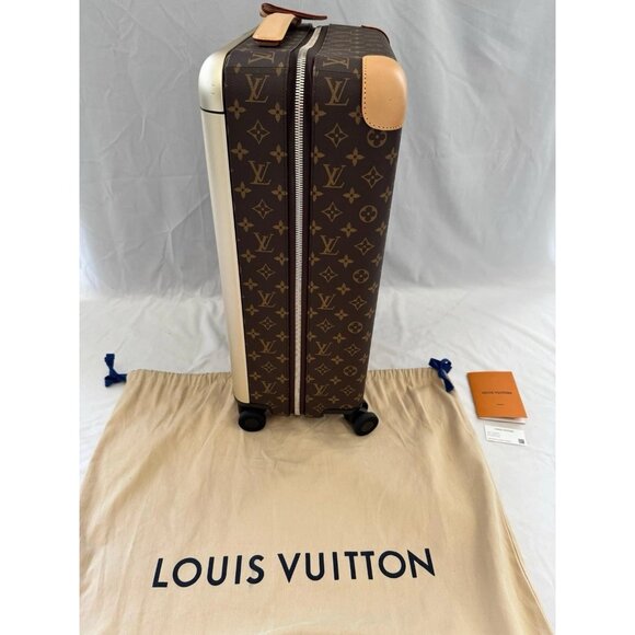 LOUIS VUITTON Luggage M20200 Horizon 55 Monogram Coquelicot Brown Store Receipt - Picture 6 of 16